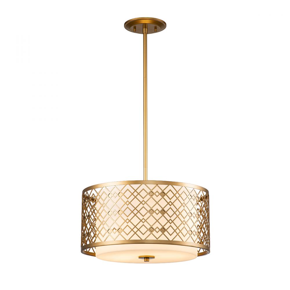 Ziggy Large Pendant in Lacquered Gold