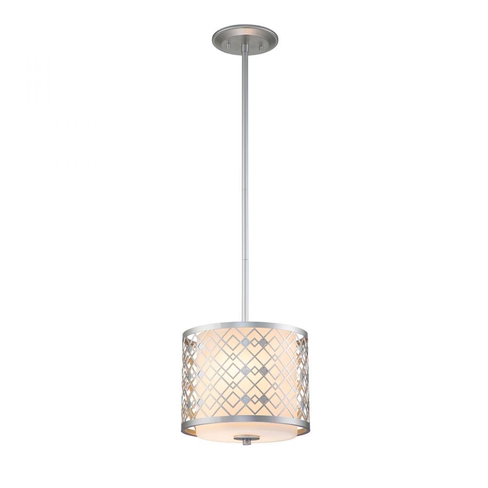 Ziggy Mini Pendant in Lacquered Silver