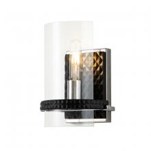 Lucas McKearn BB91598-1 - Mazant 1 Light Wall Sconce in Black and Chrome