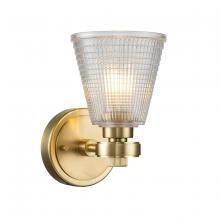Lucas McKearn bb-gunnis1-bb - Gunnislake1 1 Light Vanity in Brushed Brass