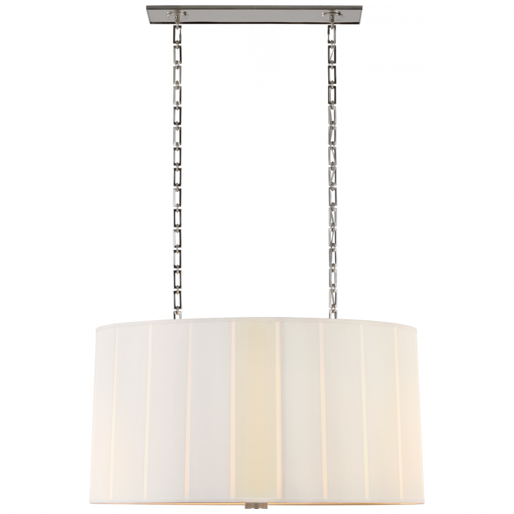 Perfect Pleat Oval Hanging Shade