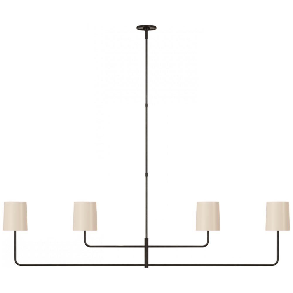 Go Lightly 70&#34; Four Light Linear Chandelier
