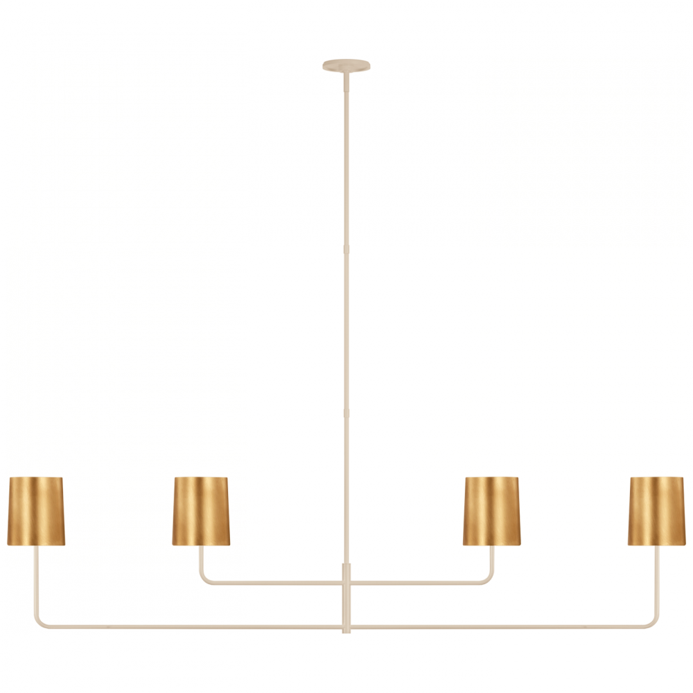 Go Lightly 70&#34; Four Light Linear Chandelier