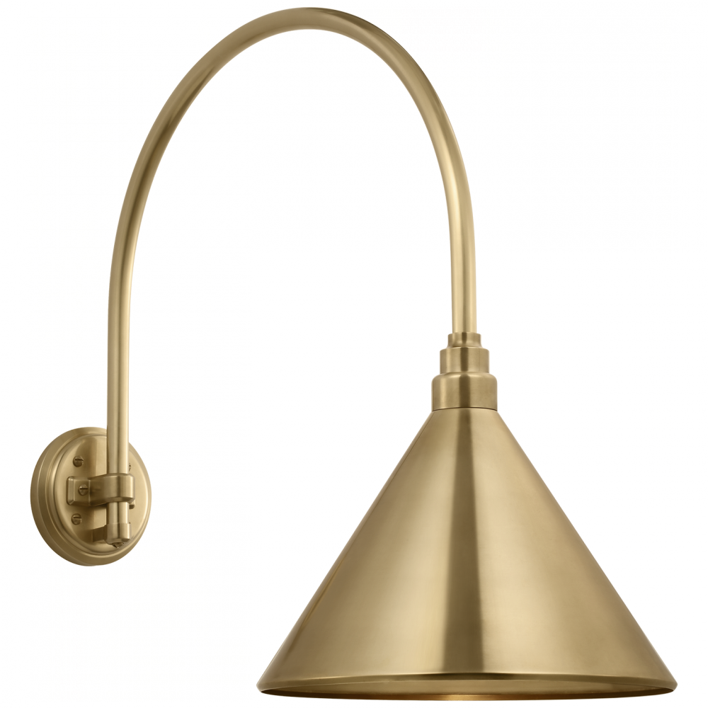 Academy 19.5&#34; Arched Mack Barn Light