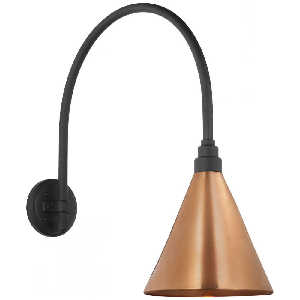 Academy 19.5&#34; Arched Mack Barn Light