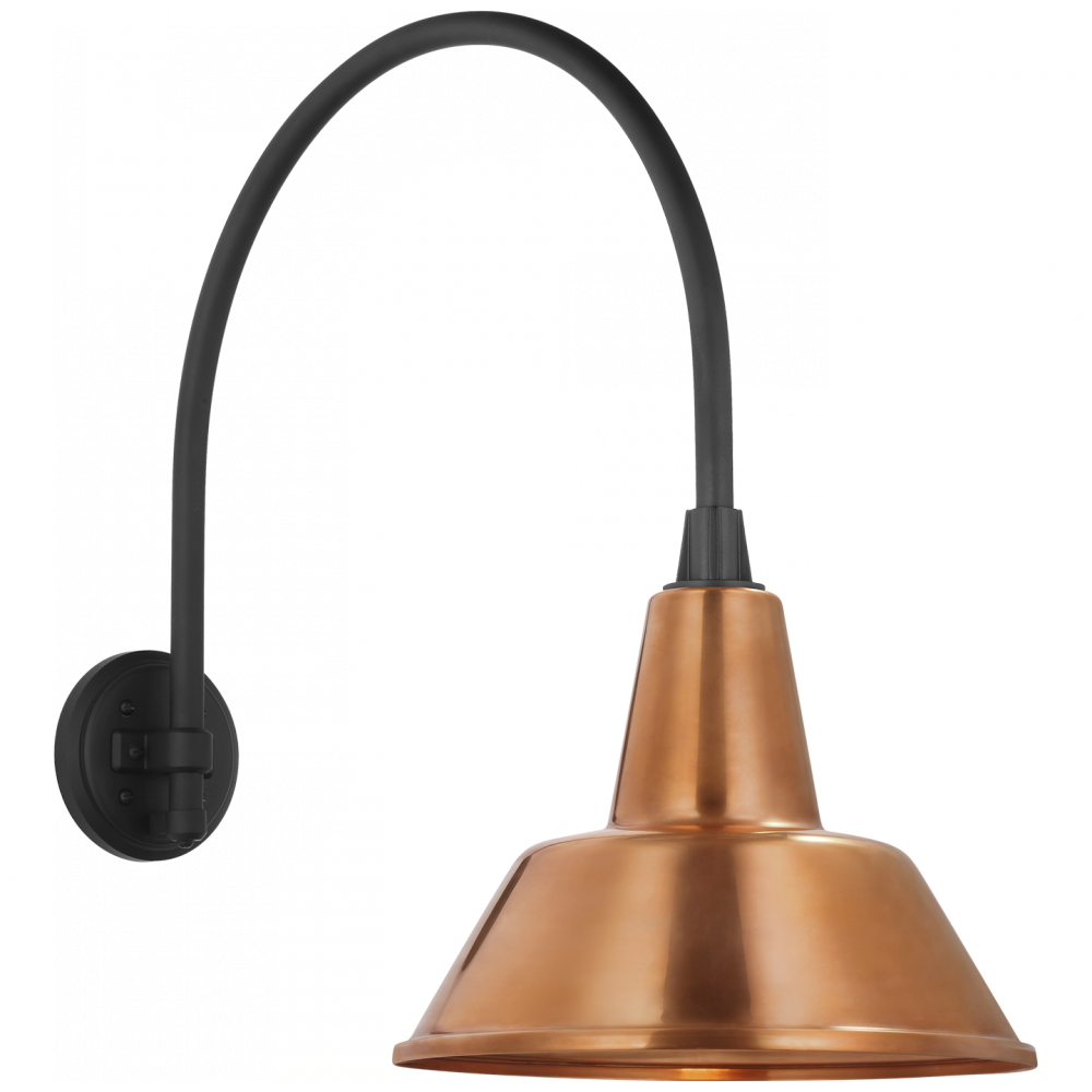 Academy 19.5&#34; Arched Mack Barn Light