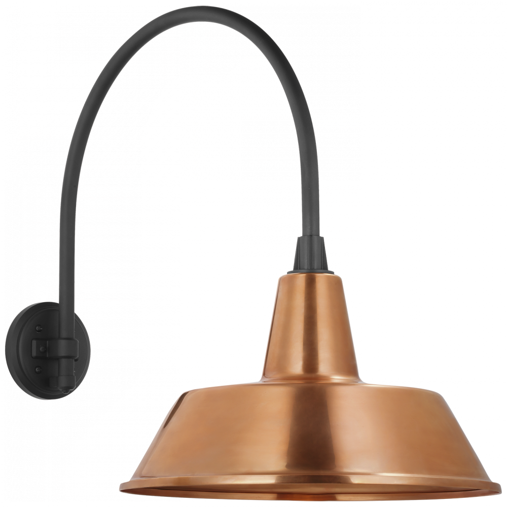 Academy 19.5&#34; Arched Mack Barn Light