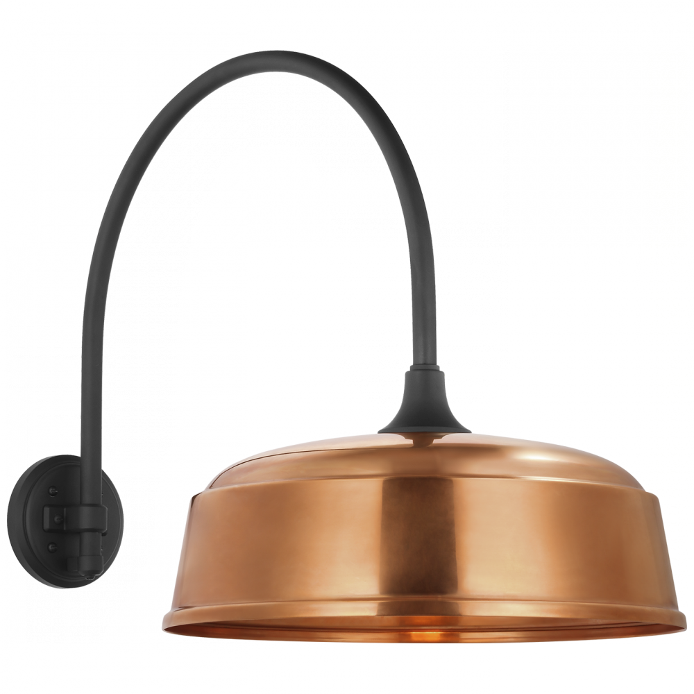 Academy 19.5&#34; Arched Mack Barn Light