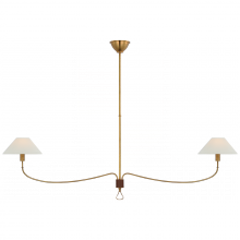 Visual Comfort & Co. Signature Collection ALL US AL 5010HAB/SDL-L - Griffin Grande Linear Chandelier