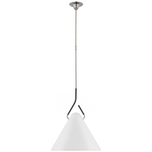 Visual Comfort & Co. Signature Collection ALL US AL 5020PN/BRT-WHT - Laken 19" Pendant