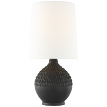 Visual Comfort & Co. Signature Collection ALL US ARN 3385VBK-L - Morava 17" Hand Carved Table Lamp