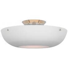 Visual Comfort & Co. Signature Collection ALL US ARN 4520PN-WHT - Valencia 16" Flush Mount