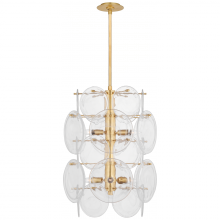 Visual Comfort & Co. Signature Collection ALL US ARN 5451G-CSG - Loire Medium Barrel Chandelier