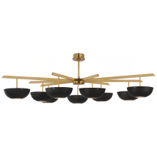 Visual Comfort & Co. Signature Collection ALL US ARN 5522HAB-BLK - Valencia Grande Nine Light Chandelier