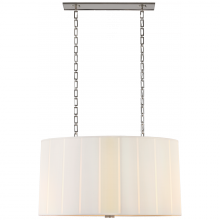 Visual Comfort & Co. Signature Collection ALL US BBL 5031PN-S - Perfect Pleat Oval Hanging Shade