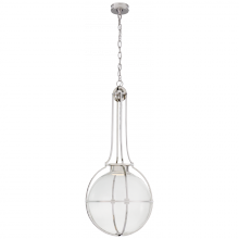 Visual Comfort & Co. Signature Collection ALL US CHC 5479PN-CG - Gracie Large Captured Globe Pendant