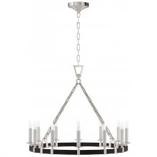 Visual Comfort & Co. Signature Collection ALL US CHC 5872PN/BRT - Darlana Medium Wrapped Ring Chandelier