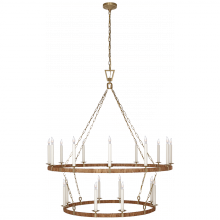 Visual Comfort & Co. Signature Collection ALL US CHC 5882AB/NRT - Darlana Extra Large Two Tier Chandelier