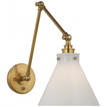 Visual Comfort & Co. Signature Collection ALL US CHD 2526AB-WG - Parkington Double Library Wall Light