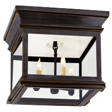 Visual Comfort & Co. Signature Collection ALL US CHO 4310BZ-CG - Club Small Square Flush Mount