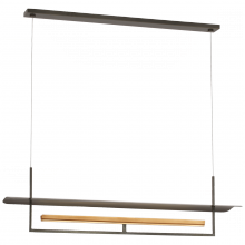 Visual Comfort & Co. Signature Collection ALL US IKF 5140BZ/HAB - Tristan 54" Reflector Linear Chandelier
