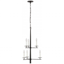 Visual Comfort & Co. Signature Collection ALL US IKF 5720AI - Arnav Small  Two-Tier Entry  Chandelier