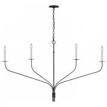 Visual Comfort & Co. Signature Collection ALL US IKF 5755AI - Belfair Grande Four Light Linear Chandelier