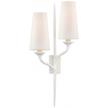 Visual Comfort & Co. Signature Collection ALL US JN 2077PW-L - Iberia Double Right Sconce