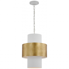Visual Comfort & Co. Signature Collection ALL US JN 5331PW/G - Chalmette 16" Layered Pendant
