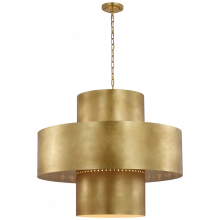 Visual Comfort & Co. Signature Collection ALL US JN 5333G - Chalmette 38" Layered Pendant