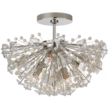 Visual Comfort & Co. Signature Collection ALL US KS 4005PN-CG - Dickinson Medium Semi-Flush