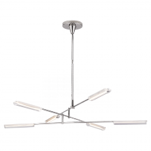 Visual Comfort & Co. Signature Collection ALL US RL 5321PN-CA - Daley Large Six Light Chandelier