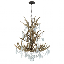 Visual Comfort & Co. Signature Collection ALL US RL 5528BN-CG - Straton Single Tier Chandelier