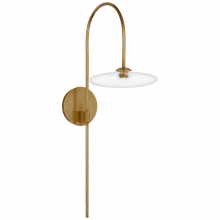 Visual Comfort & Co. Signature Collection ALL US S 2692HAB-CG - Calvino Arched Single Sconce