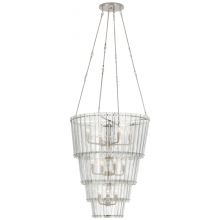 Visual Comfort & Co. Signature Collection ALL US S 5657PN-AM - Cadence Large Waterfall Chandelier