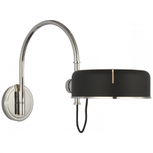 Visual Comfort & Co. Signature Collection ALL US TOB 2132PN-BLK - Oso 13" Articulating Arc Wall Light
