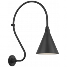 Visual Comfort & Co. Signature Collection ALL US TOB 2805MBK/S10-MBK - Academy 18" Larrabee Barn Light