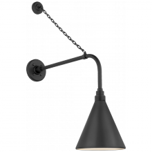 Visual Comfort & Co. Signature Collection ALL US TOB 2810MBK/S10-MBK - Academy 20" Anchored Rex Barn Light