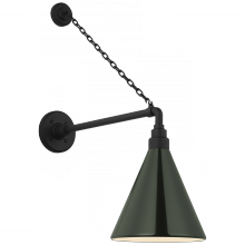 Visual Comfort & Co. Signature Collection ALL US TOB 2813MBK/S10-G - Academy 17.5" Anchored Mack Barn Light