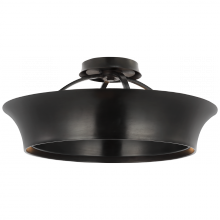 Visual Comfort & Co. Signature Collection ALL US TOB 4521AI - Garland 20" Dual Lit Ring Semi-Flush Mount