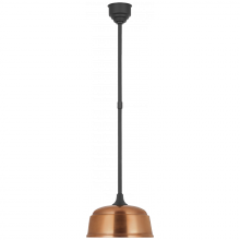 Visual Comfort & Co. Signature Collection ALL US TOB 5811MBK-SC - Academy 12.5" Rockhouse Pendant