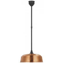 Visual Comfort & Co. Signature Collection ALL US TOB 5812MBK-SC - Academy 16" Rockhouse Pendant