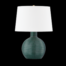 Mitzi by Hudson Valley Lighting HL815201-AGB - Sara Table Lamp