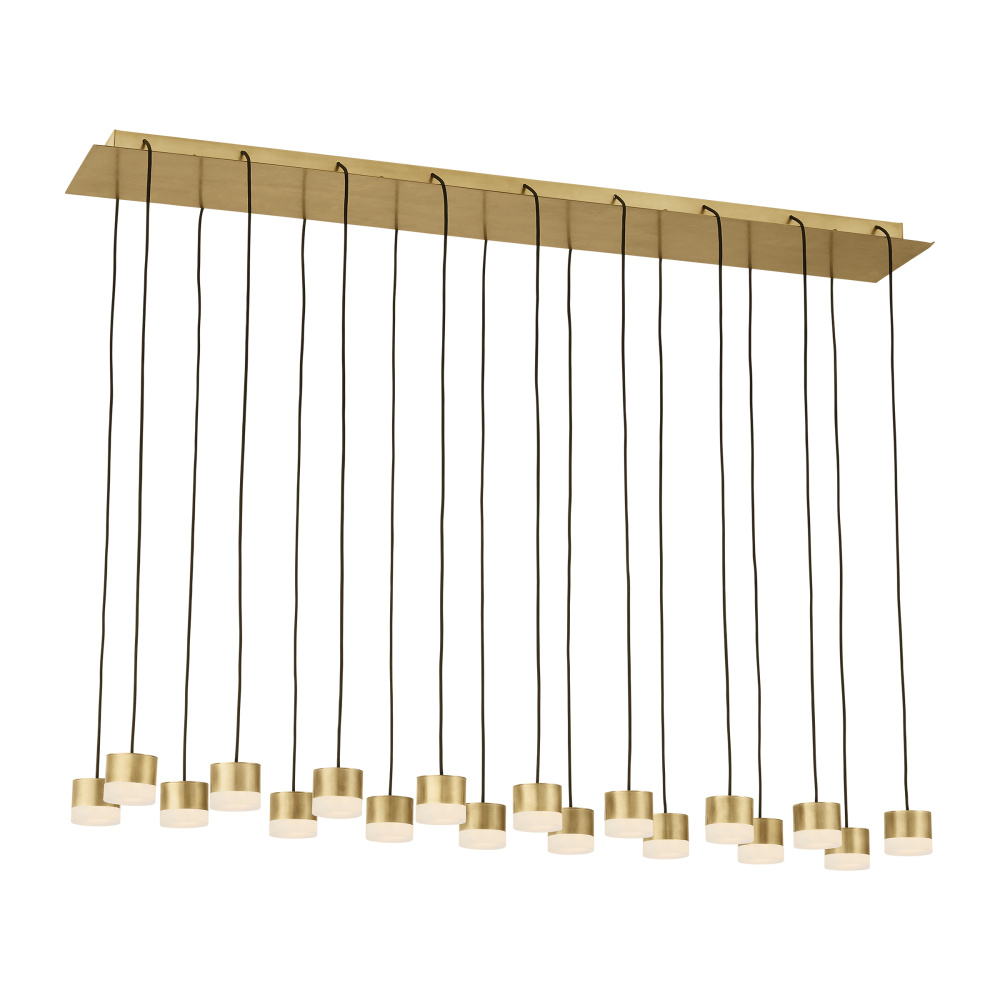 Gable Alabaster 18 Light Chandelier