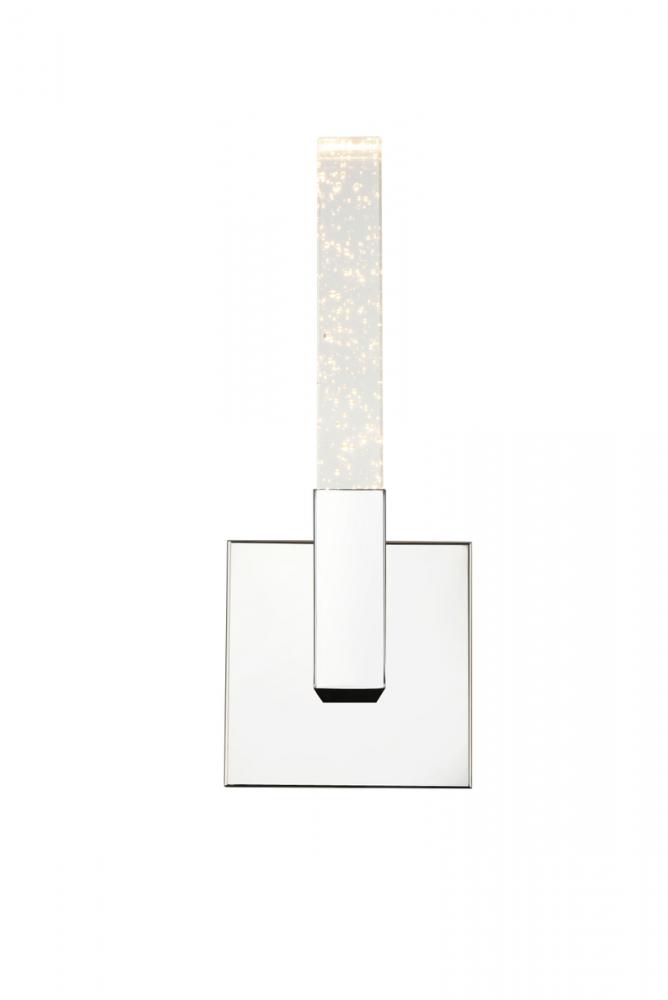 Noemi Wall sconce W6&#34; E6.5&#34; H14.5&#34; L1 DIM 3CCT Chrome