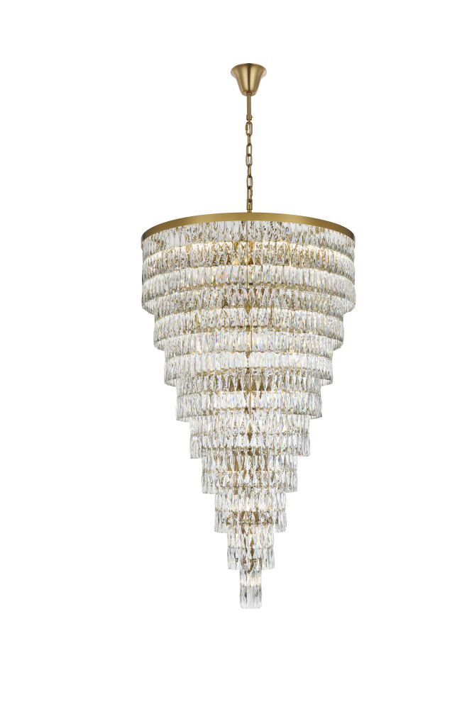 Pendant D41&#34;H68&#34;L61 Satin Gold