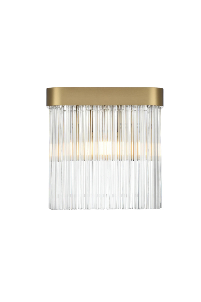 Wall Sconce W9&#34;S4.7&#34;H9&#34;L1 Satin Gold