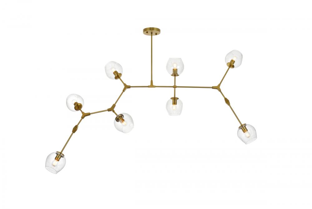 Cavoli HANG L74&#34;W32&#34; H32&#34;L8 Brass