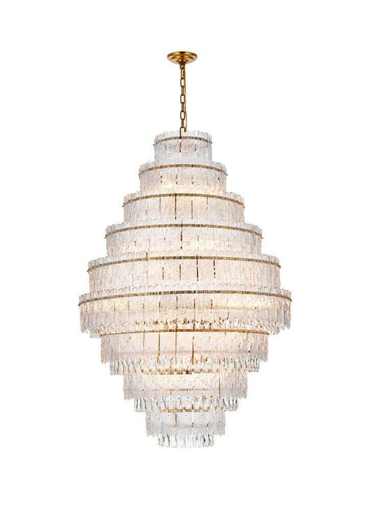 Emilia Hang D36&#34;H53.5&#34; E12 L27 Satin Gold