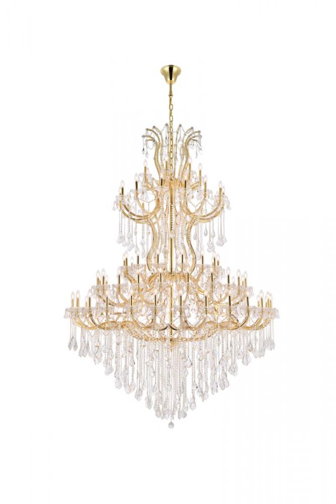 Maria Theresa 85 light Gold Chandelier Clear Royal Cut Crystal